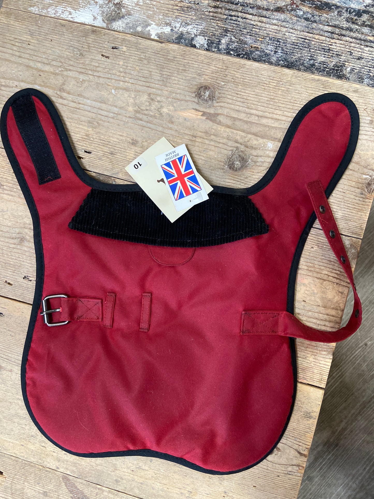 Earthbound, Premium Wax Dog Coat, Red