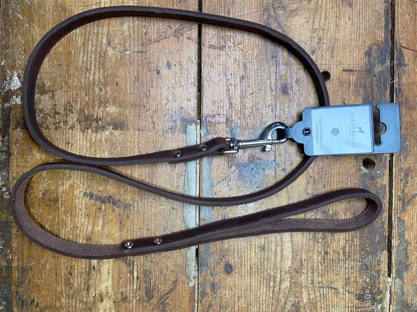 Earthbound, Soft Country Leather Lead, Brown