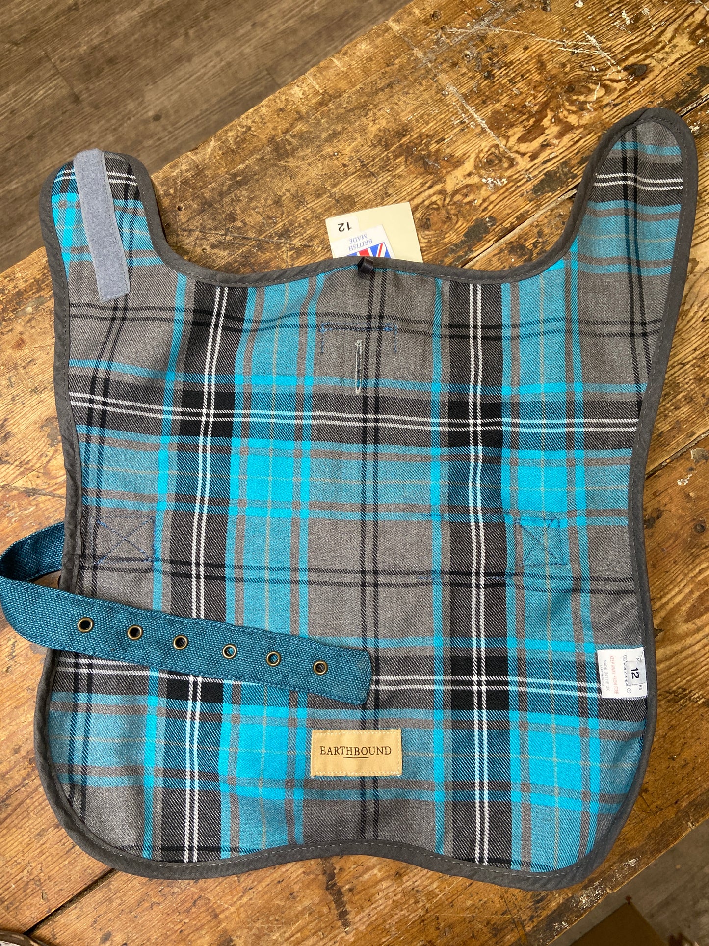Earthbound, Camden Dog Coat, Teal