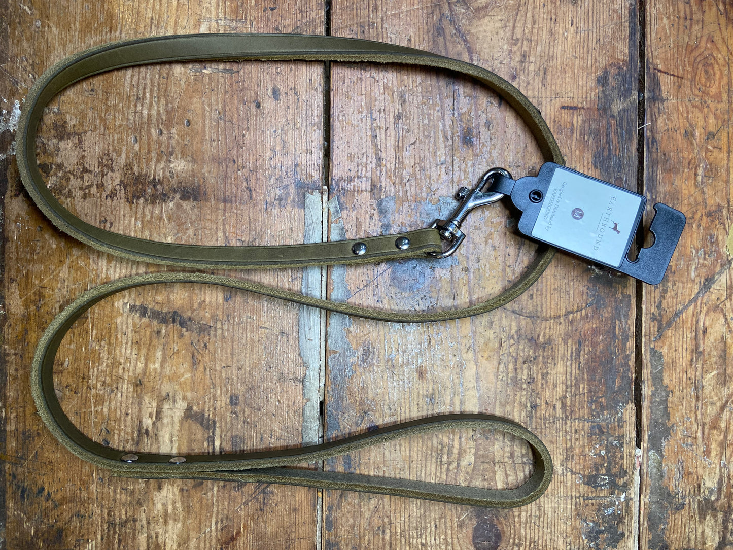 Earthbound, Soft country leather, Lead, Green