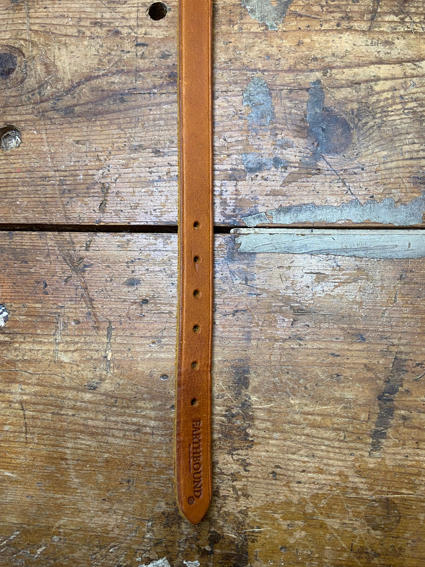 Earthbound, Soft Country Leather Collar, Tan