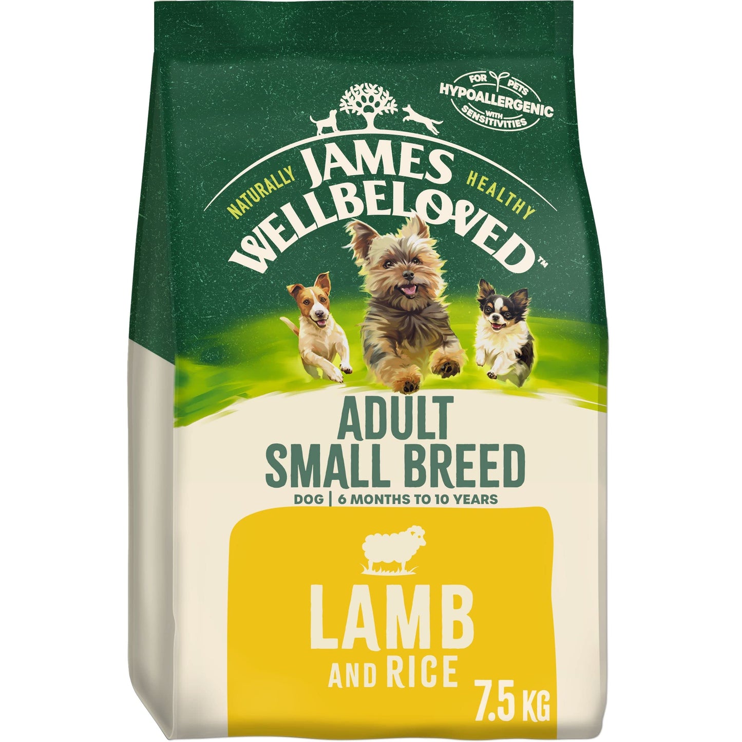 James Wellbeloved, Adult Small Breed, Lamb & Rice