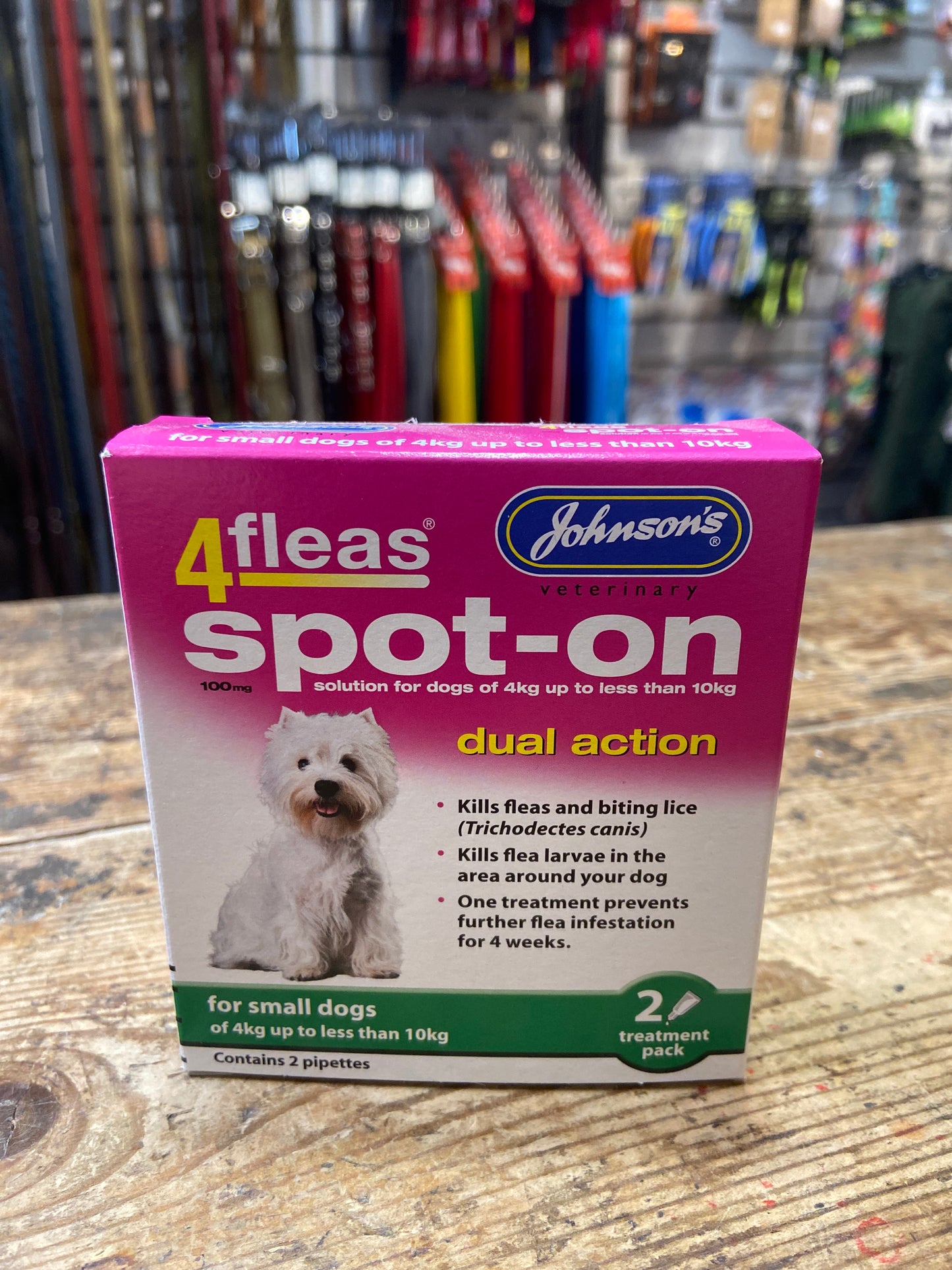Johnson's, 4fleas Spot-on for Small Dogs (4-10kg)