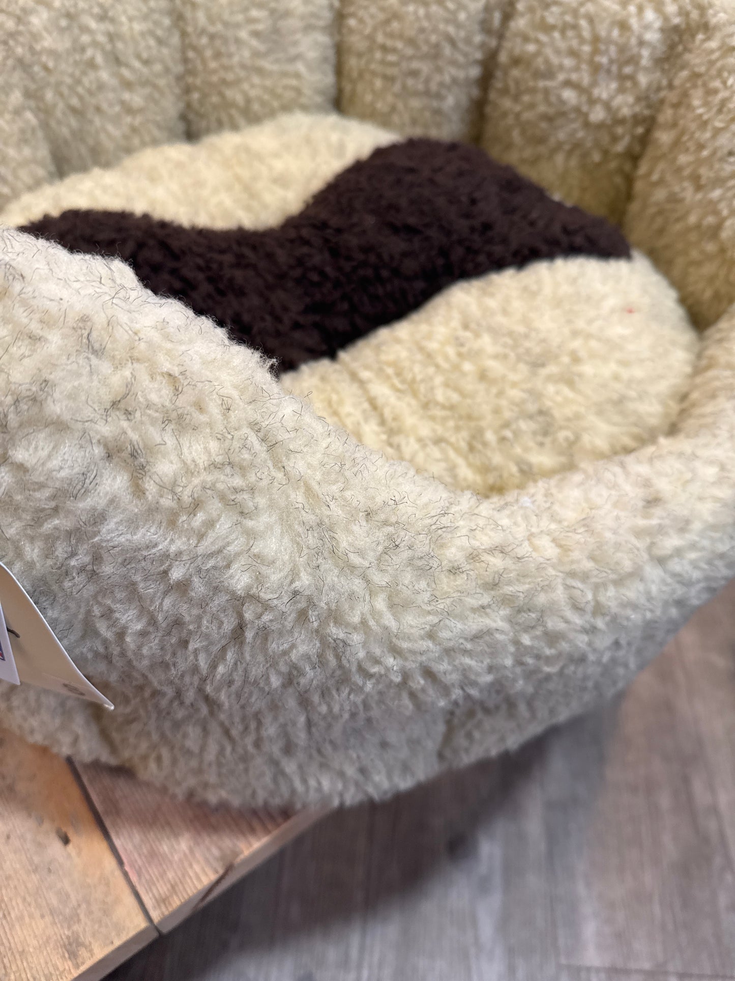 Earthbound, Sherpa Bone Bed, Beige, Small