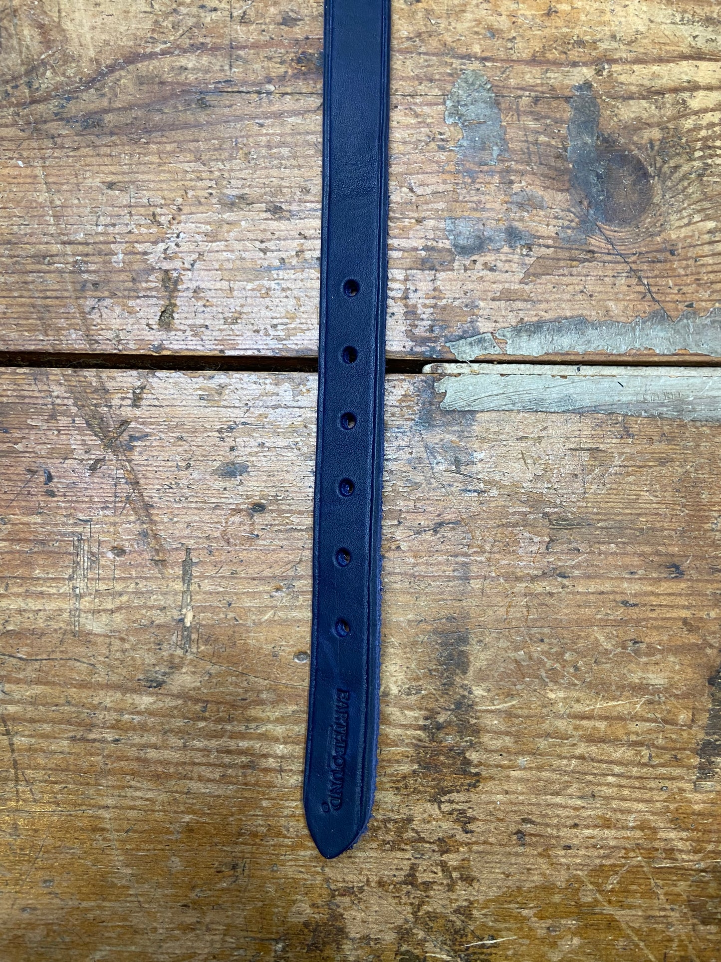 Earthbound, Soft Country Leather Collar, Navy