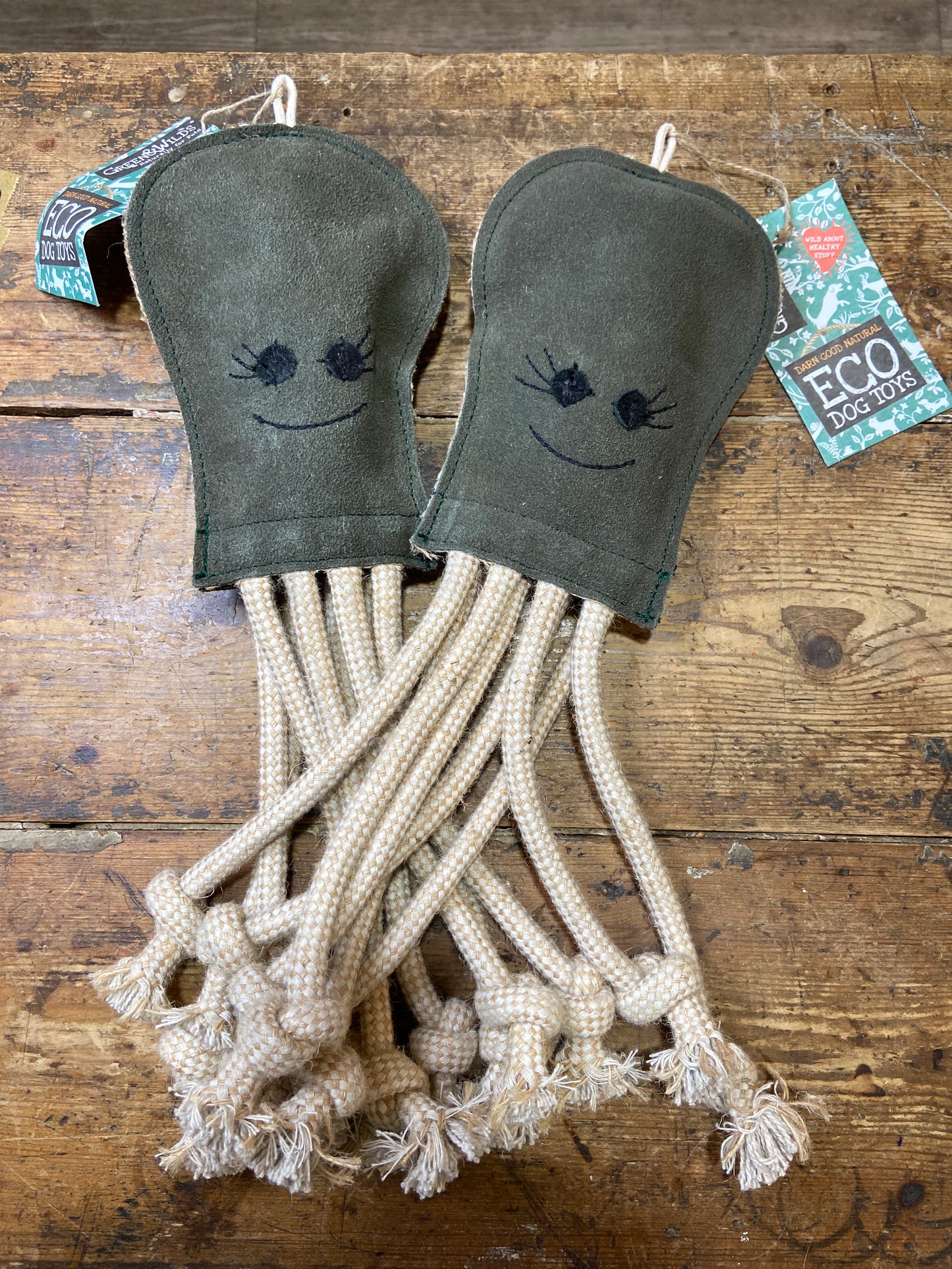 Green & Wilds, Eco Dog Toys, Olive The Octopus