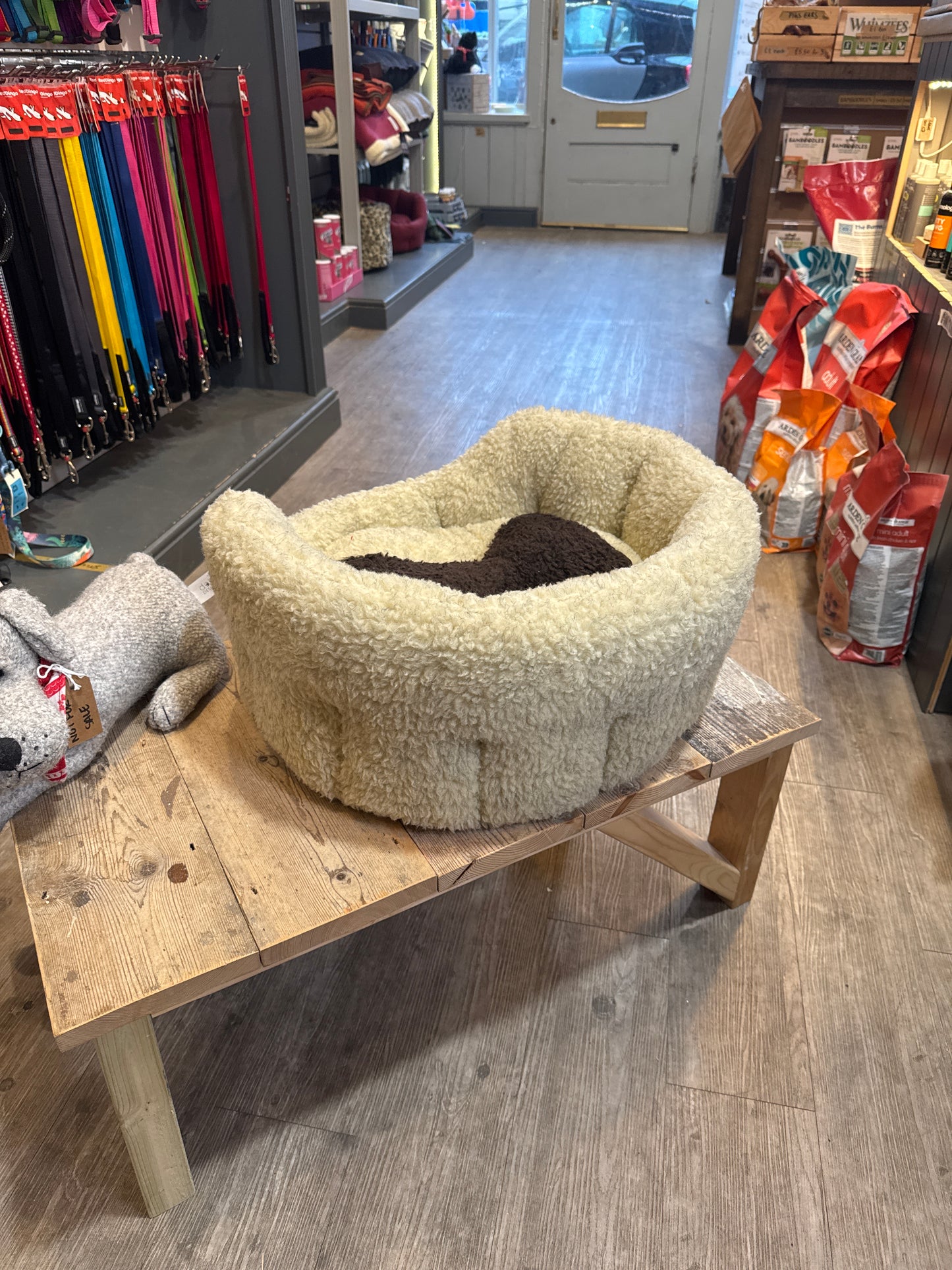 Earthbound, Sherpa Bone Bed, Beige, Small