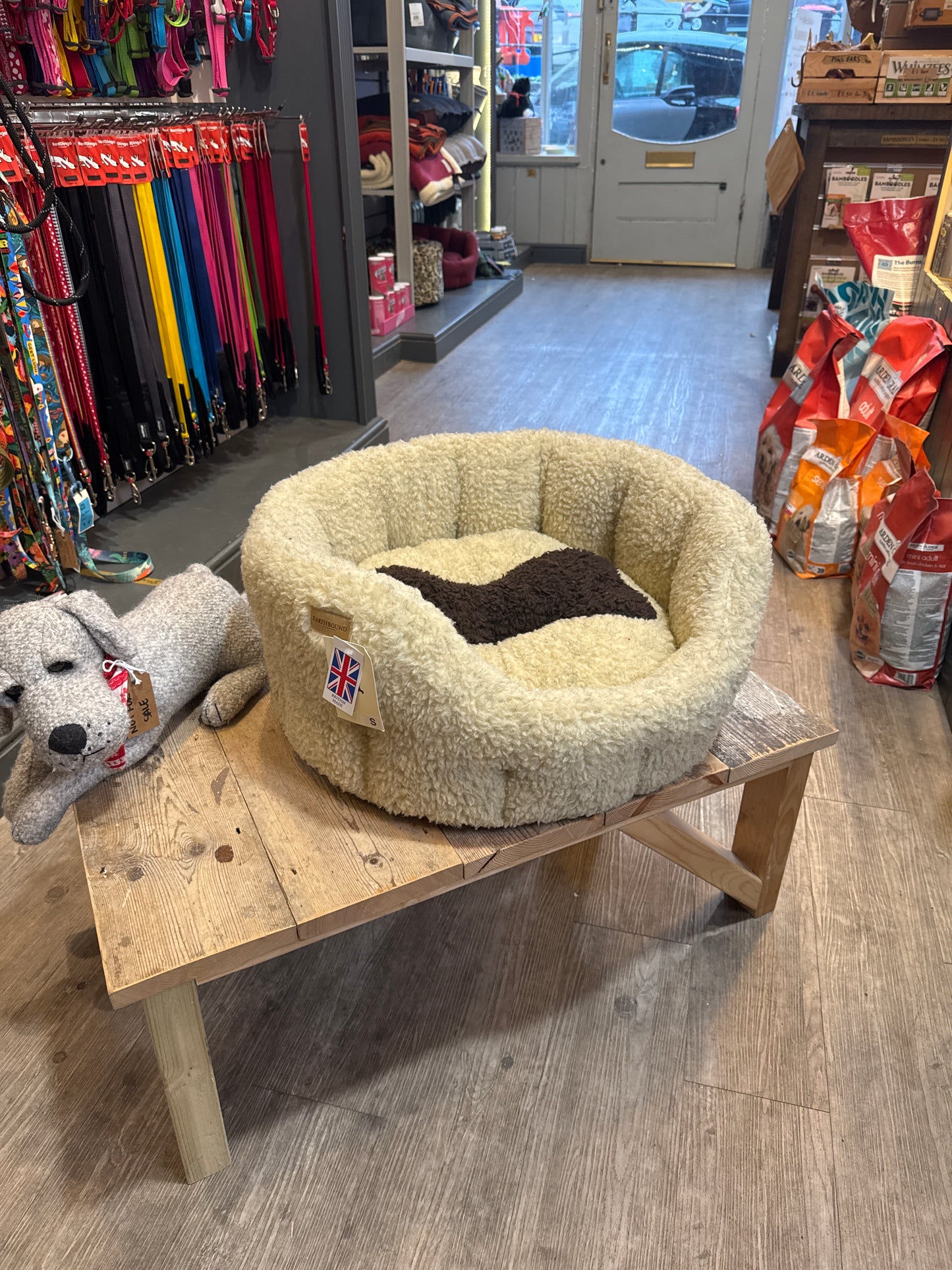 Earthbound, Sherpa Bone Bed, Beige, Small