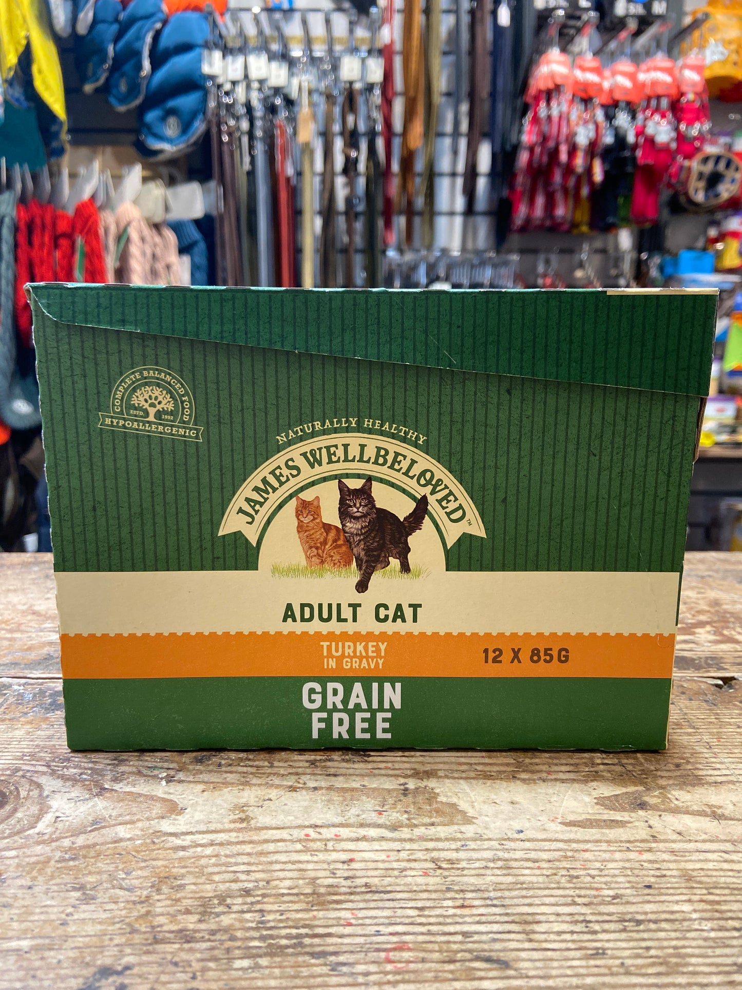 James Wellbeloved, Adult Cat, Grain Free Turkey In Gravy