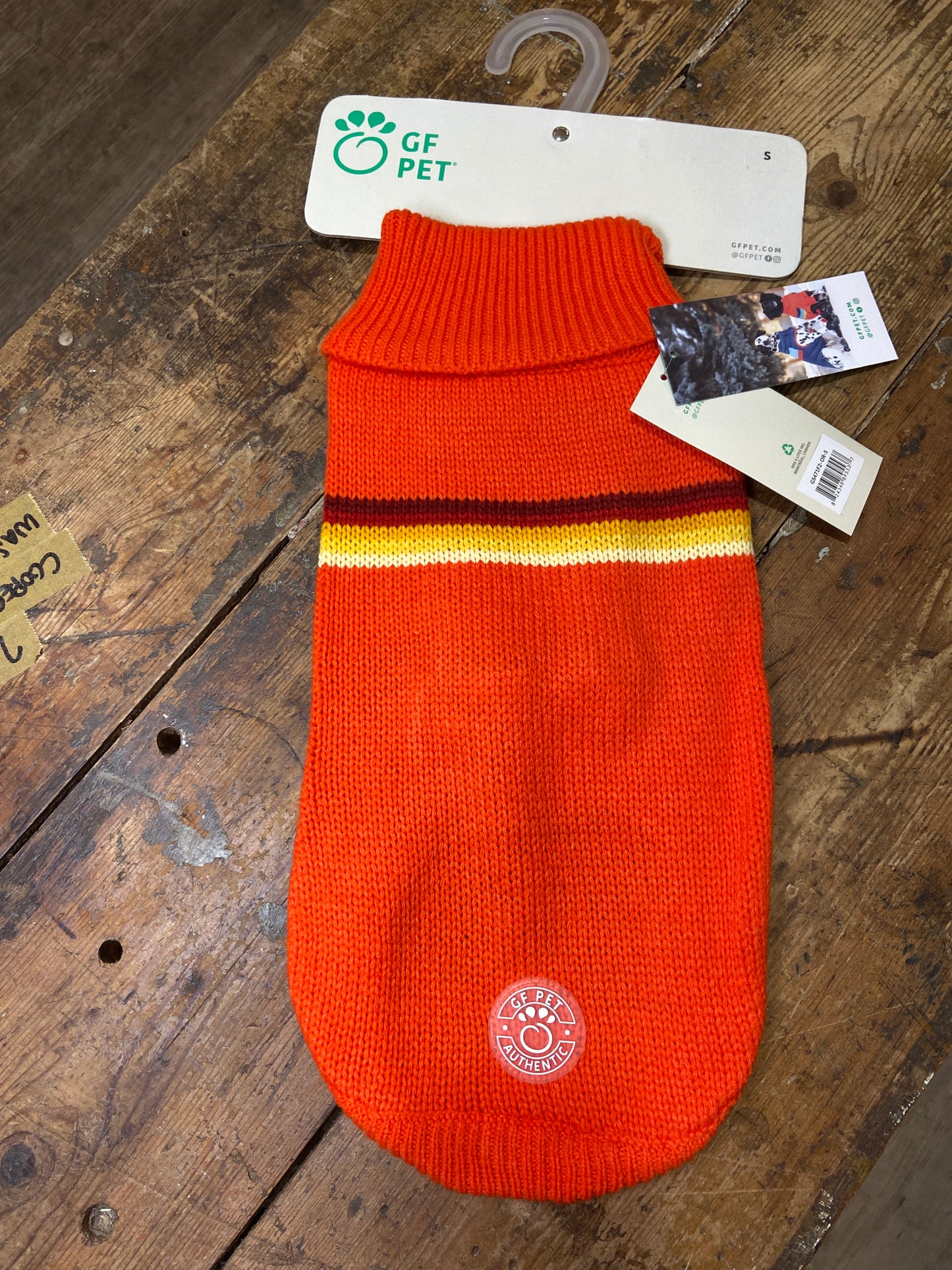 GF Pet, Retro Sweater, Orange