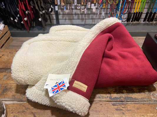 Earthbound, Sherpa Blanket, Rusted Red, Large
