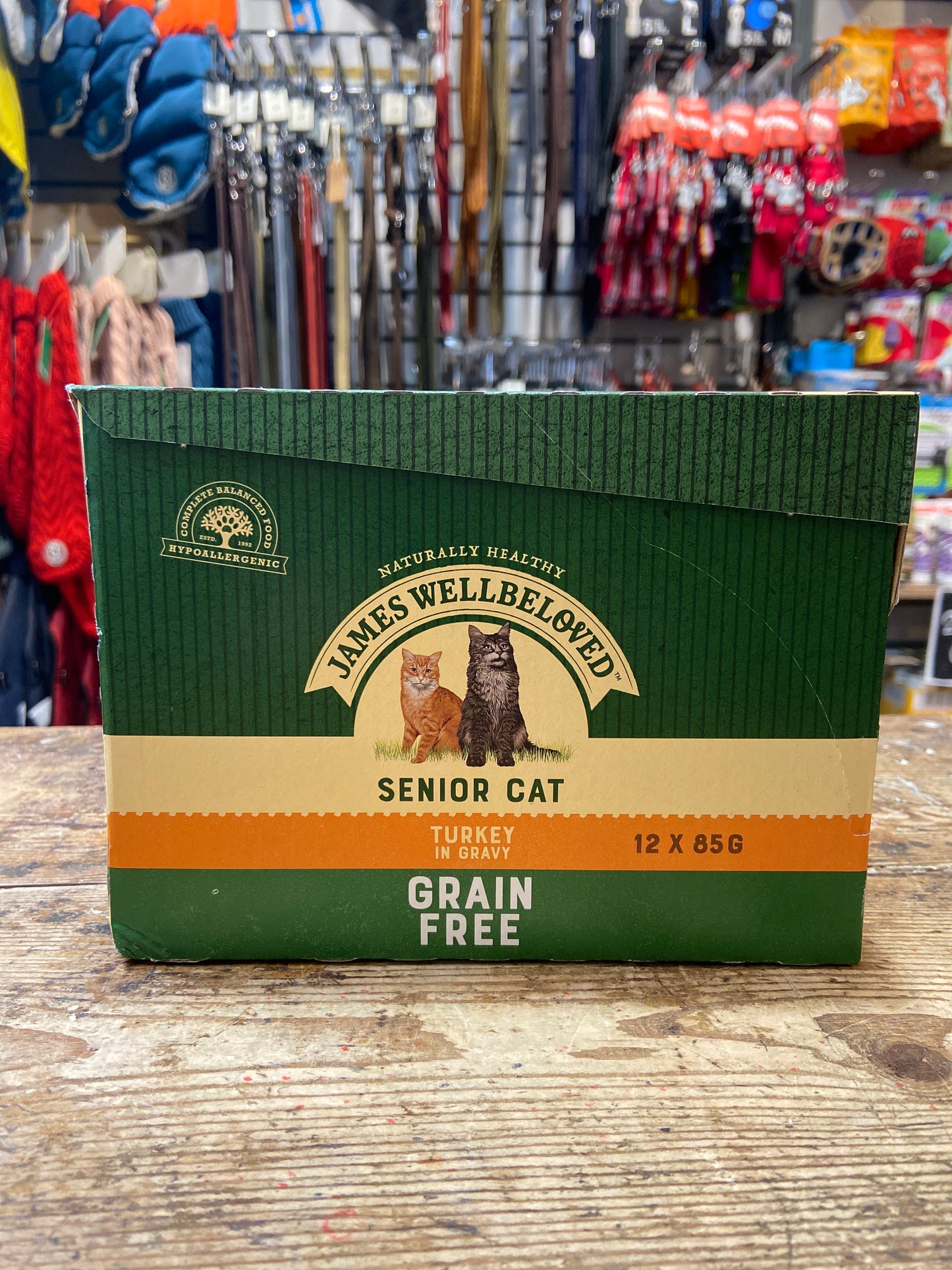 James Wellbeloved, Senior Cat, Grain Free Turkey In Gravy