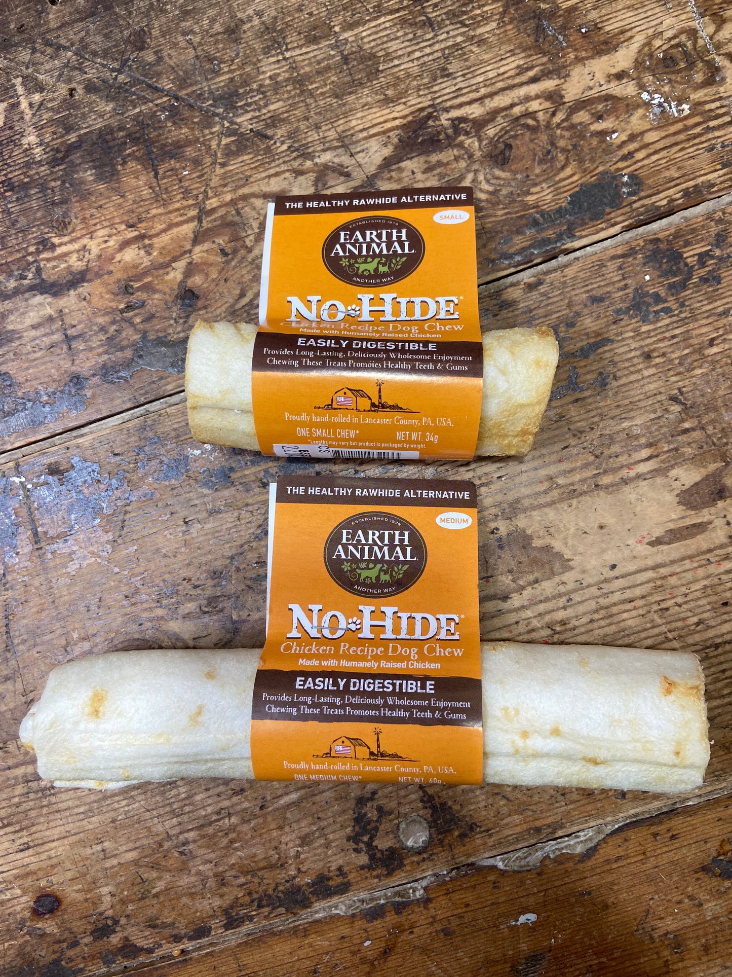 Earth Animal, No Hide, Chicken Recipe Dog Chews