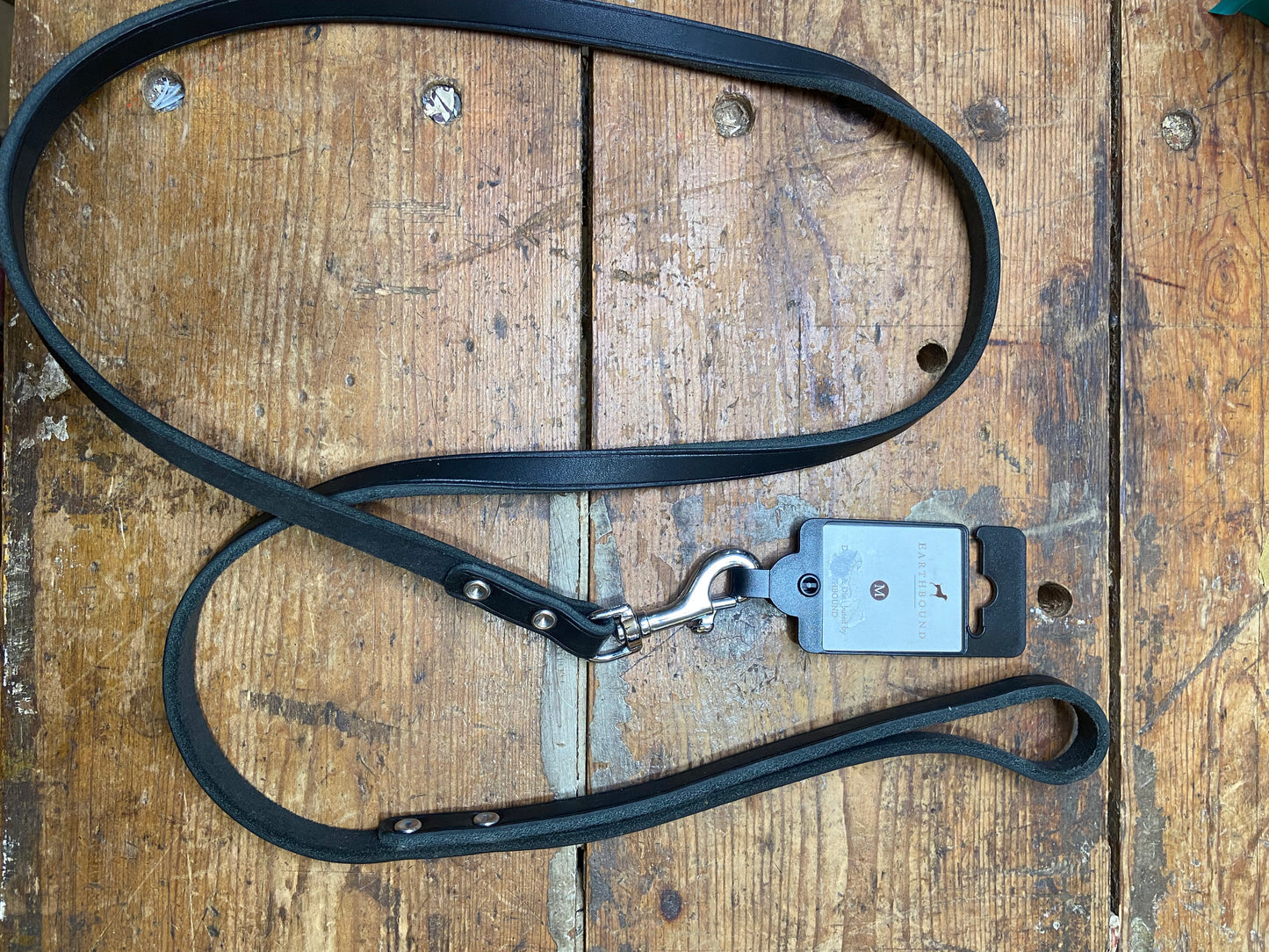 Earthbound, Soft Country Leather Lead, Black