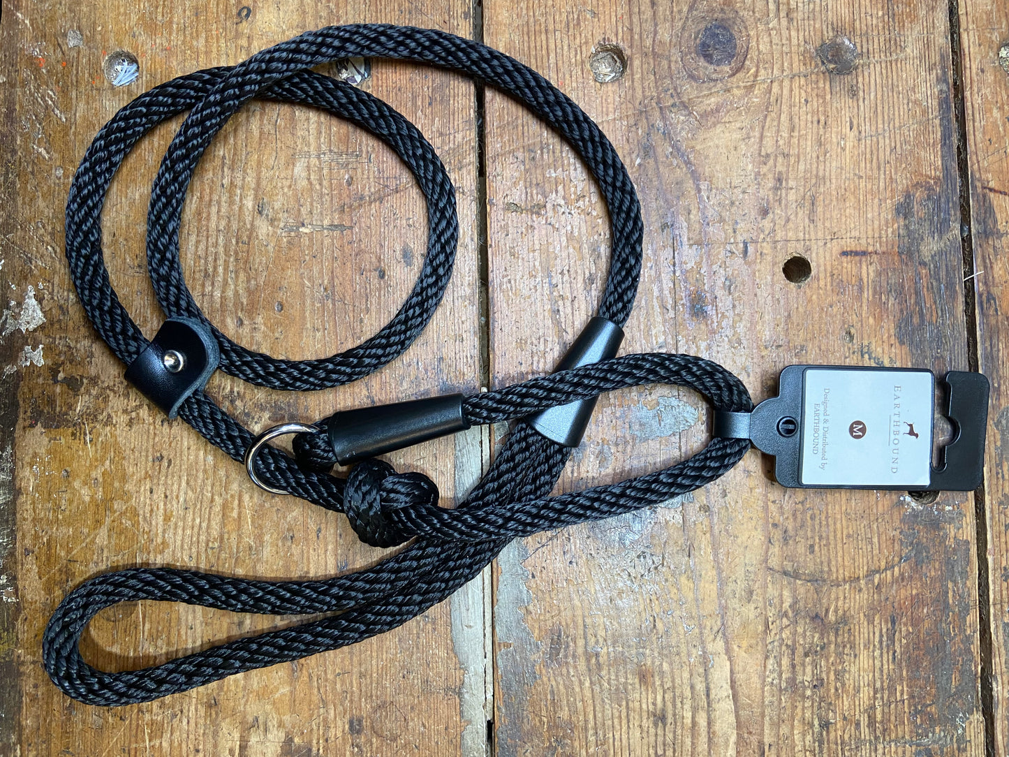 Earthbound, Rope Slip Lead, Black