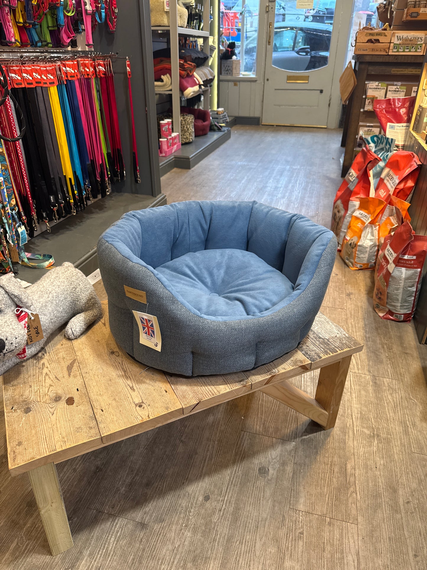 Earthbound, Modern Tweed Bed, Thistle Blue