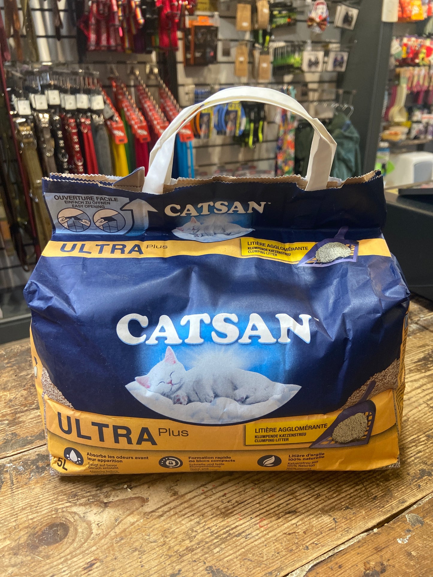Catsan, Ultra Plus, Clumping Litter, 5l