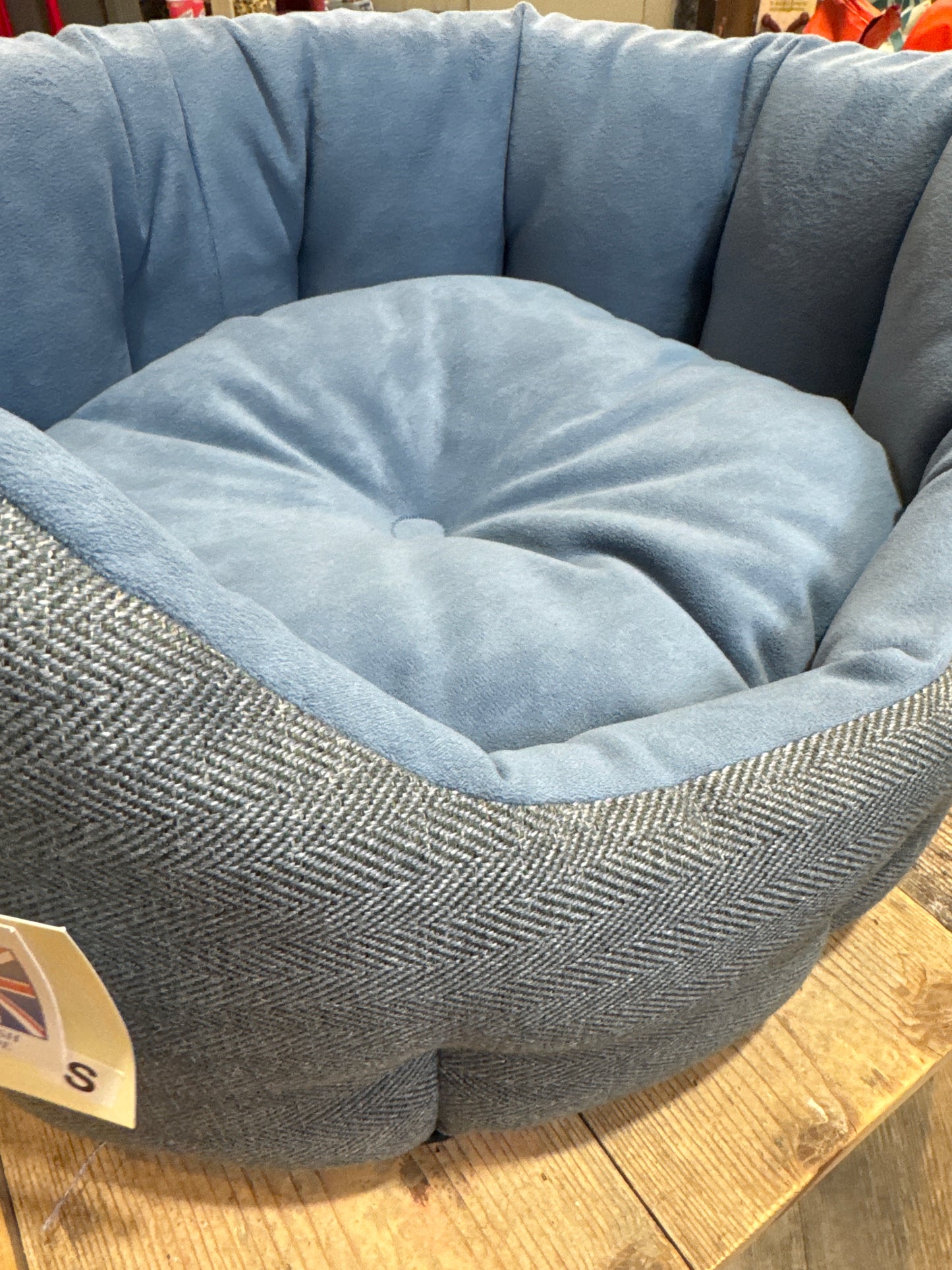 Earthbound, Modern Tweed Bed, Thistle Blue