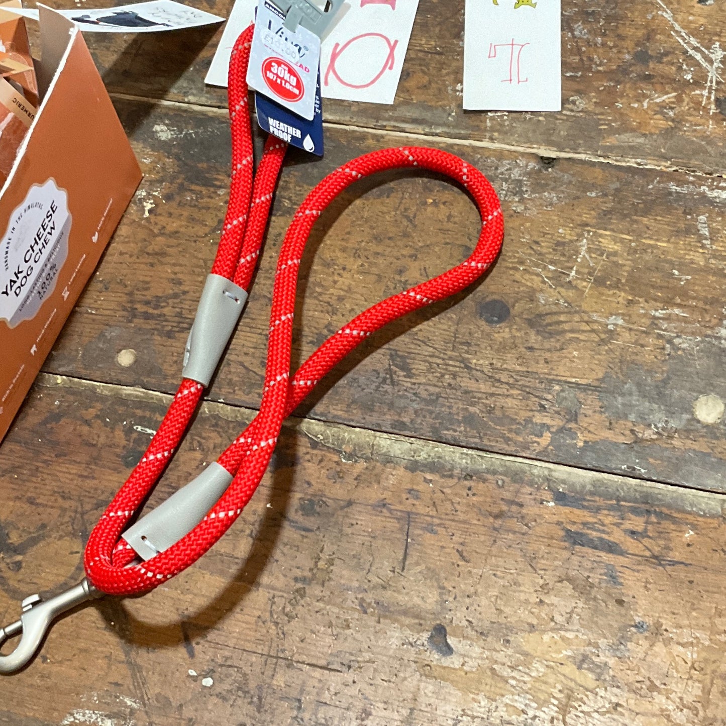 Ancol, Rope Lead, Red