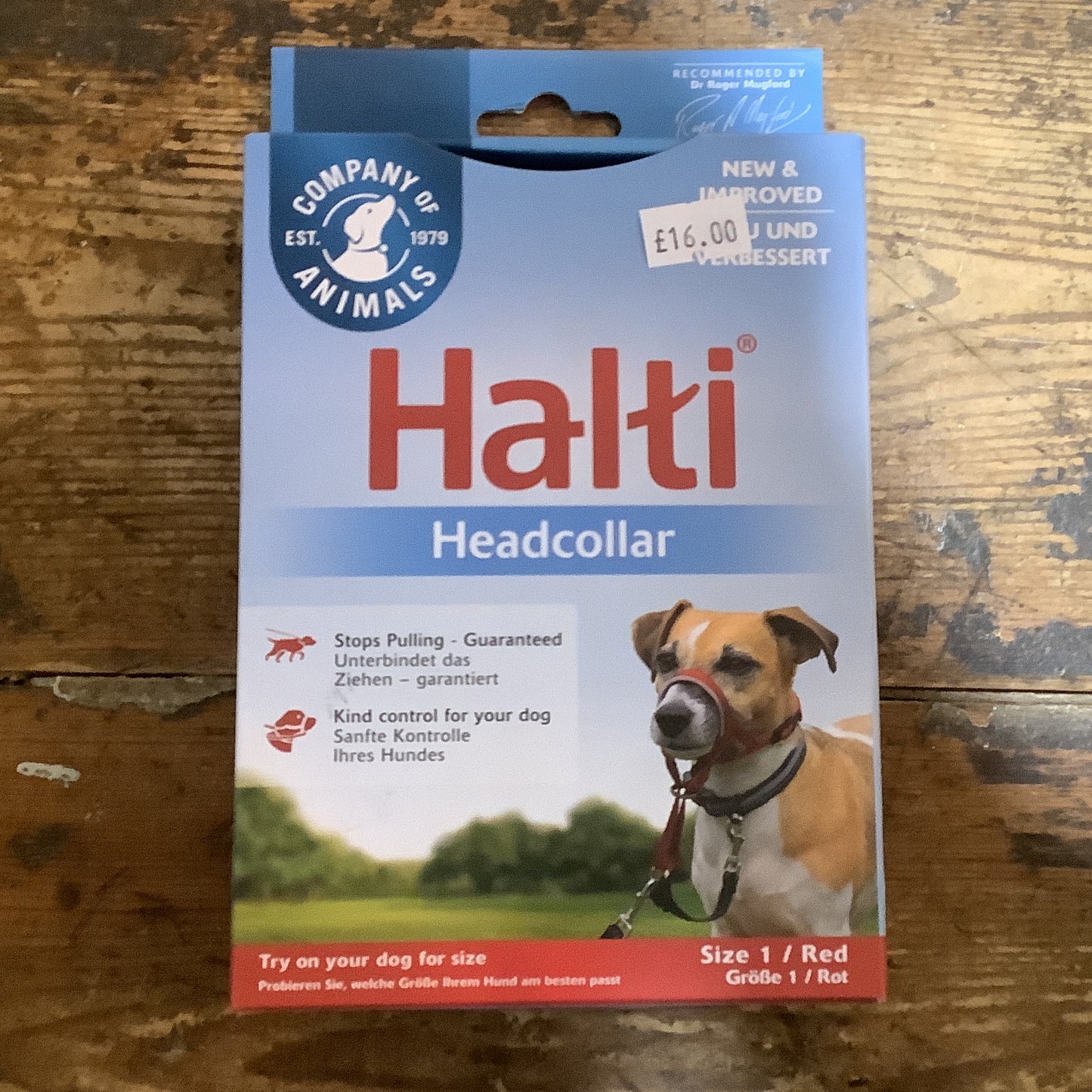 CoA, Halti Headcollar, Red, Size 1