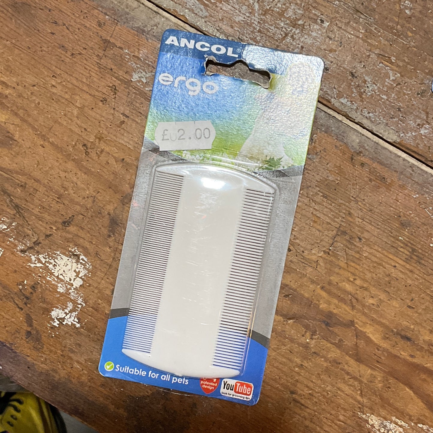 Ancol, Ergo Grooming Range, Flea & Nit Comb