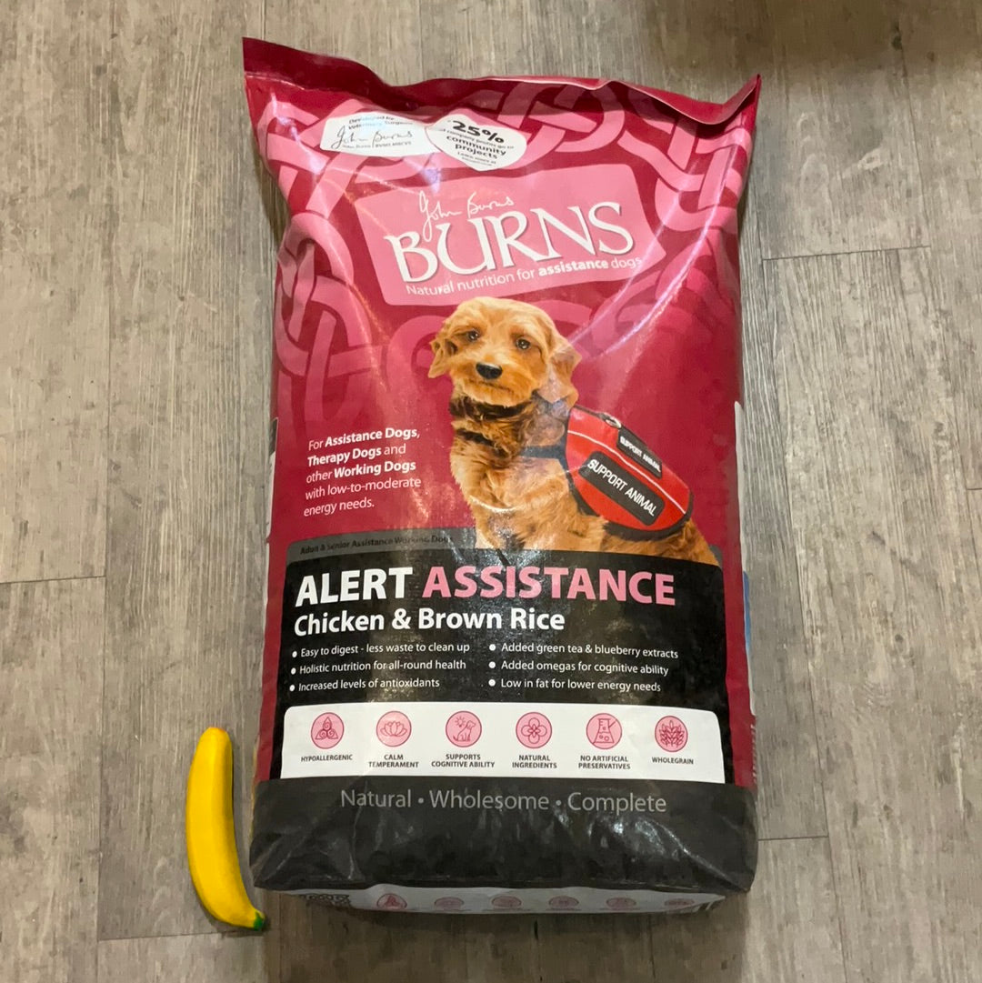 Burns, Alert, Chicken & Brown Rice