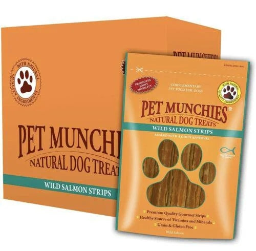 Pet Munchies - Wild Salmon Strips 80g