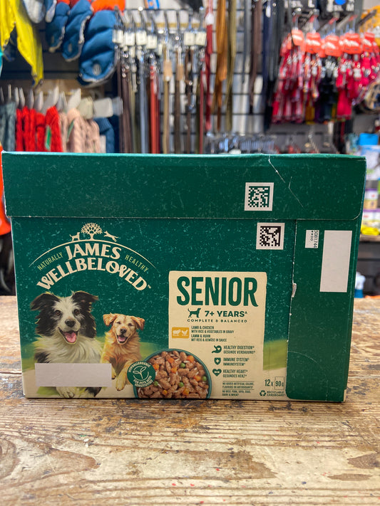 James Wellbeloved, Senior, Lamb&Chicken, Pouches