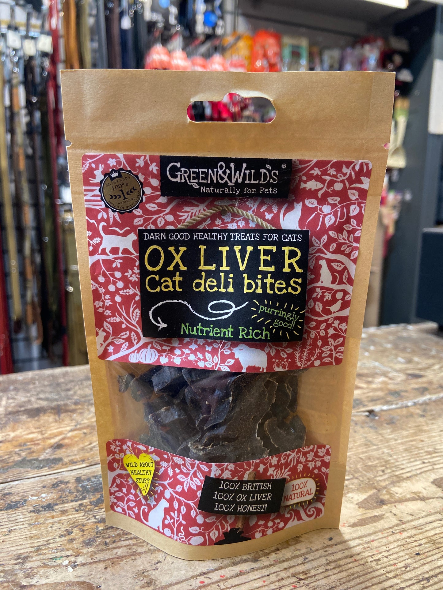 Green & Wilds, Cat Ox Liver Deli Bites