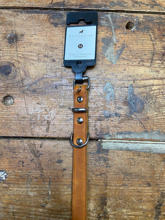 Earthbound, Soft Country Leather Collar, Tan