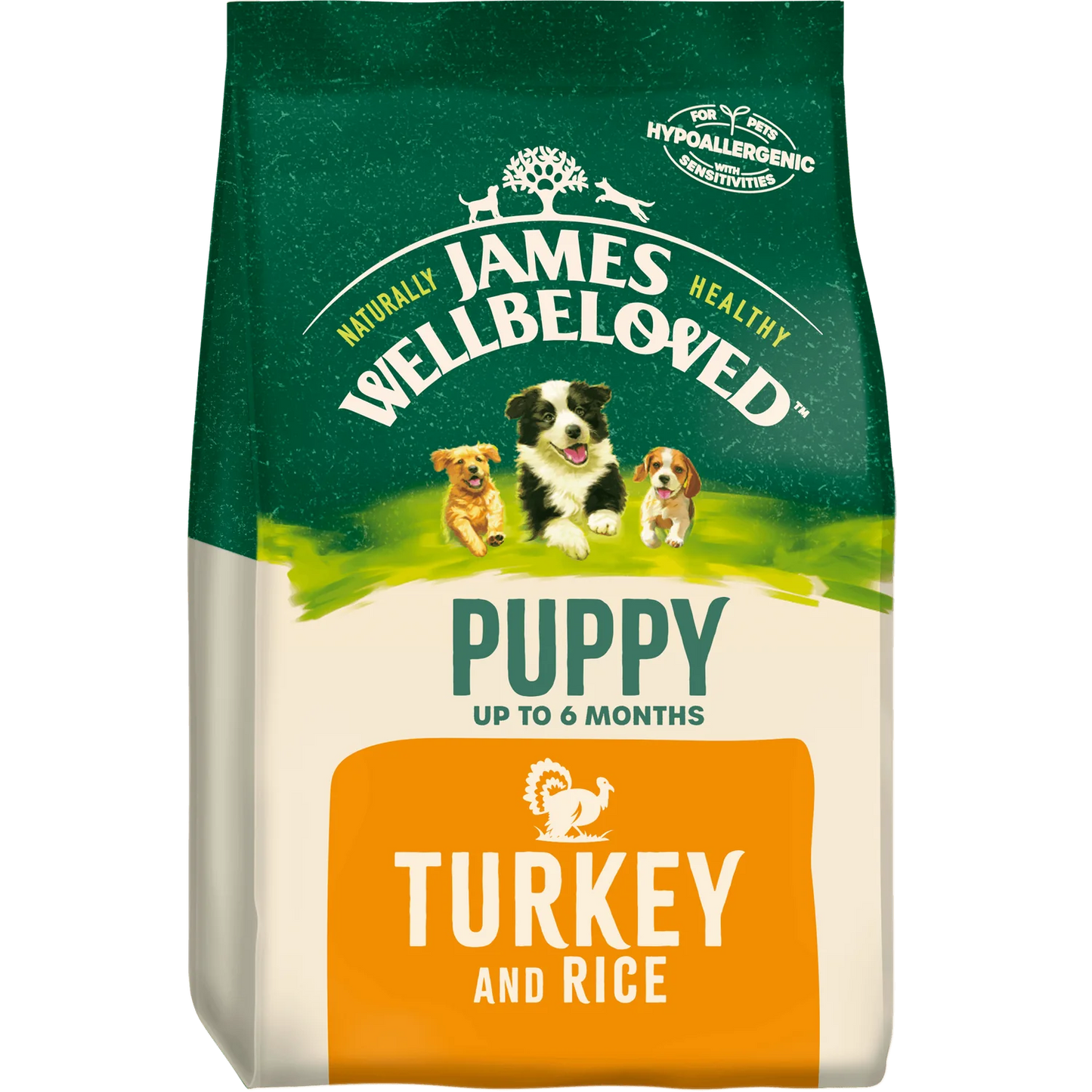 James Wellbeloved, Puppy, Turkey & Rice