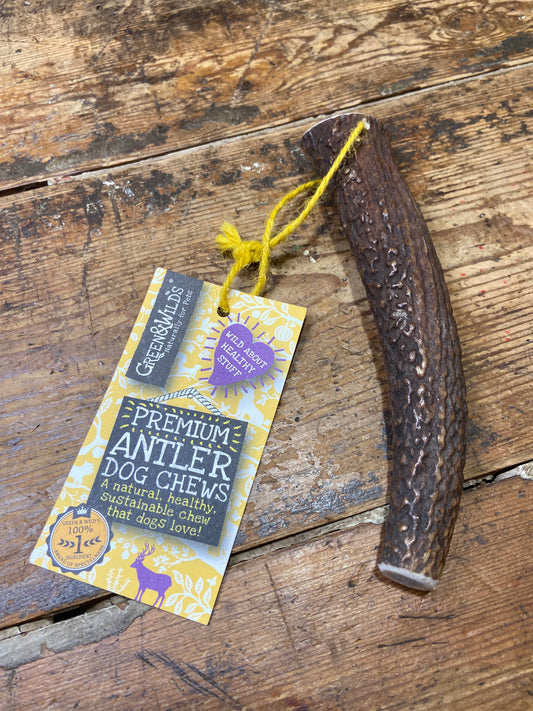 Green & Wilds, Premium Antler Dog Chews, Original