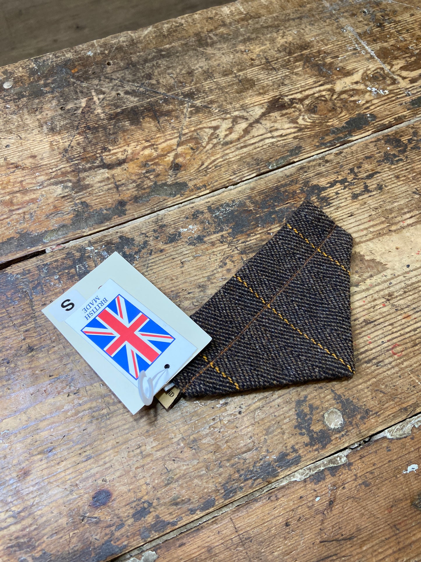 Earthbound Bandana, Tweed Brown, Small