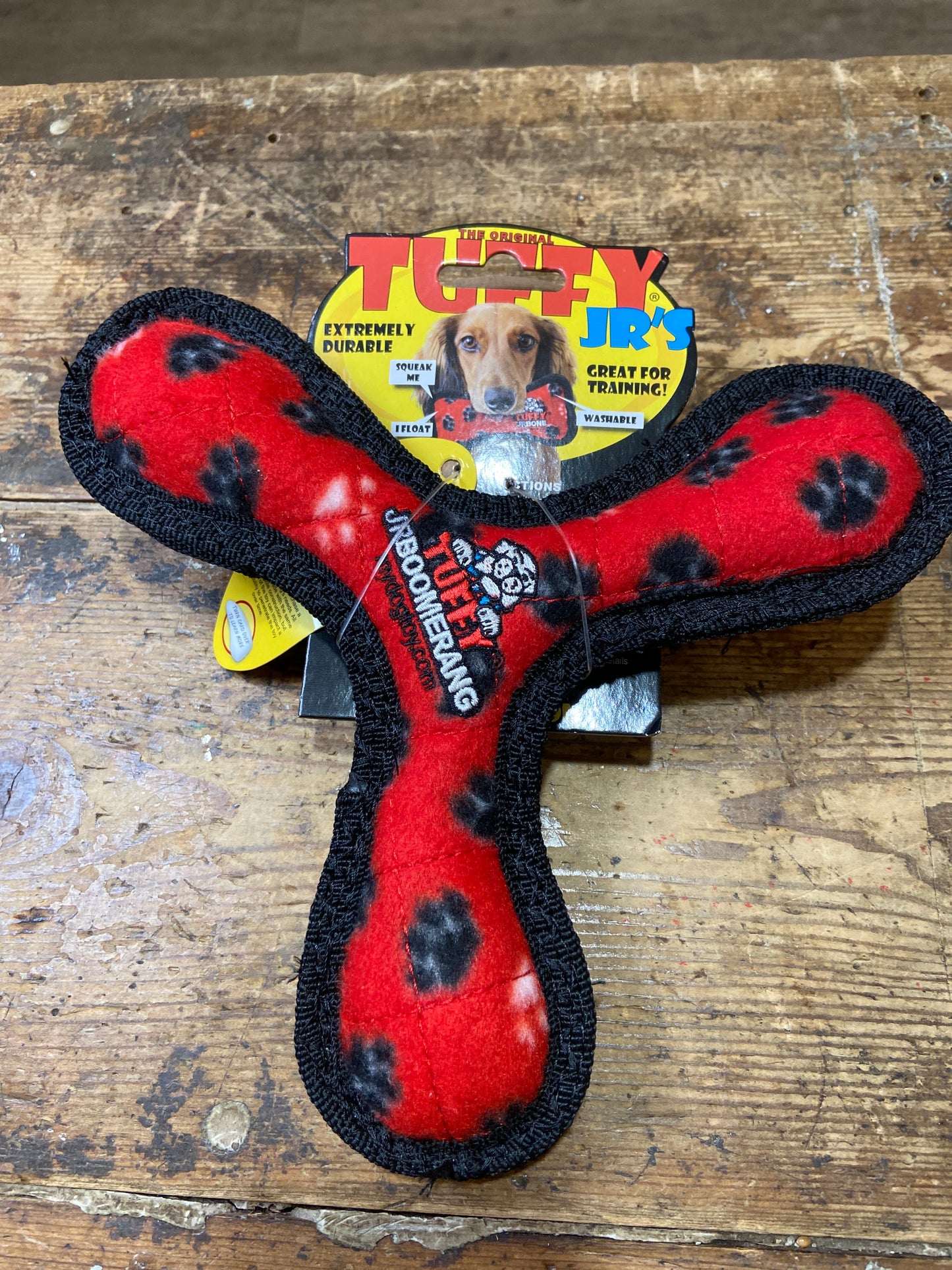 Tuffy, Boomerang Red Paw Small