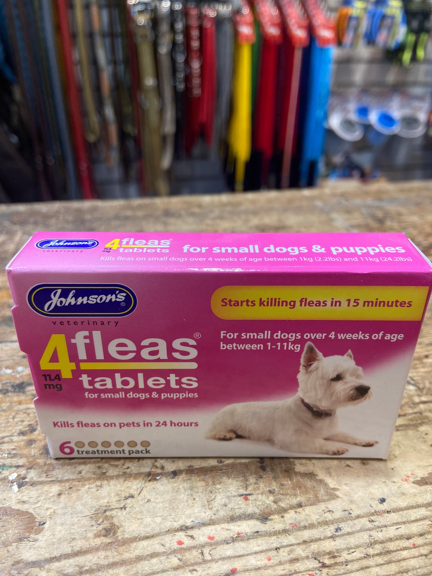 Johnson's, 4fleas, Tablets for Small Dogs & Puppies (1-11kg)