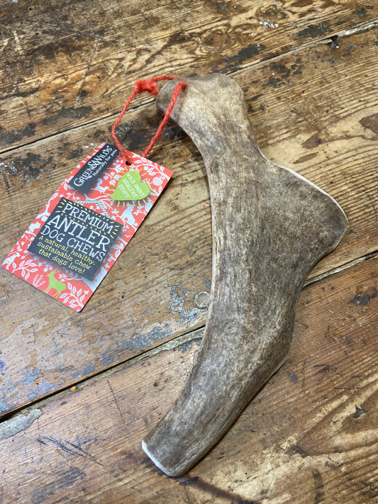 Green & Wilds, Premium Antler Dog Chews, Fallow
