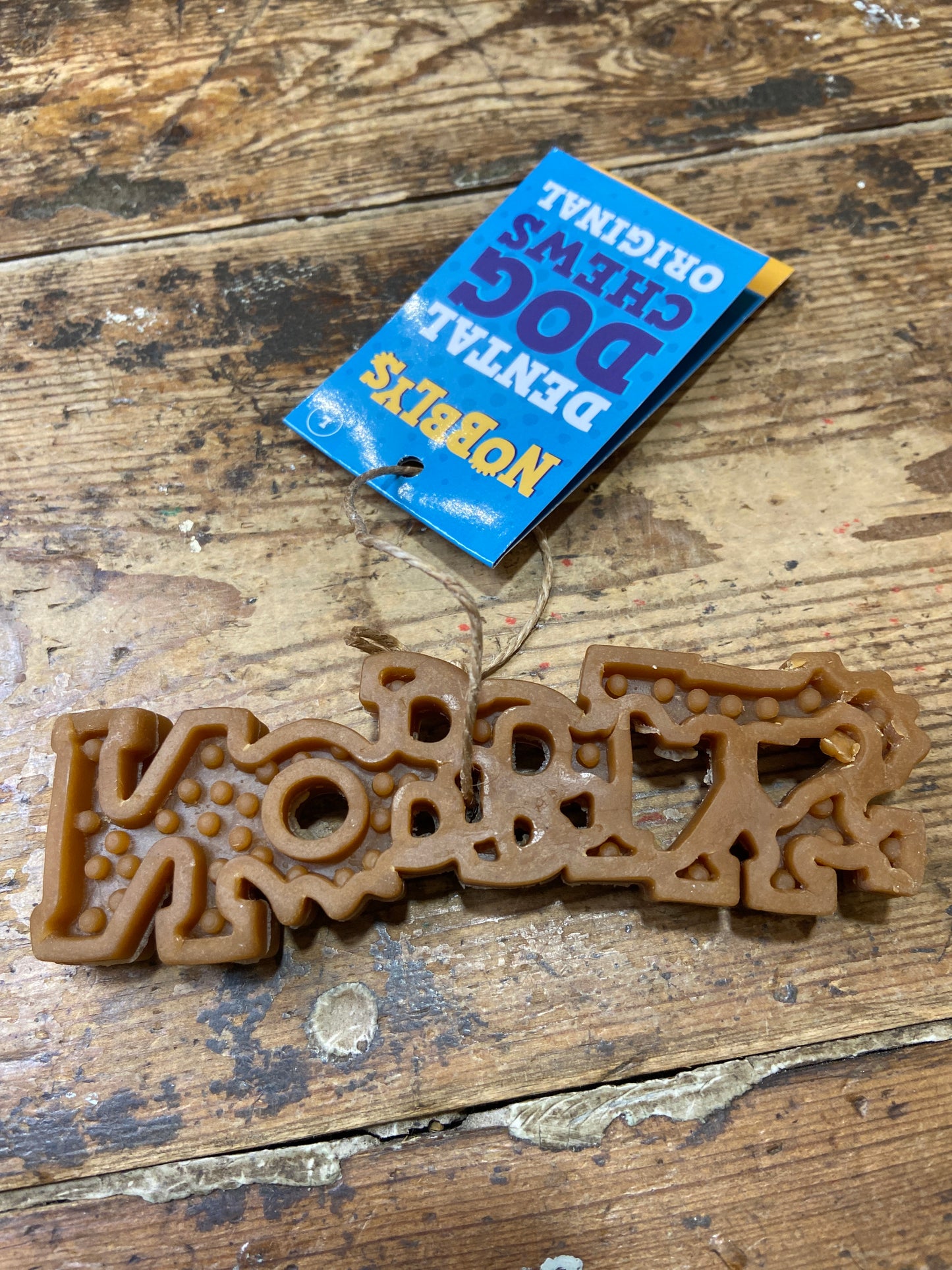 Petello, Nobblys Original, Dental Chew With Peanut Butter