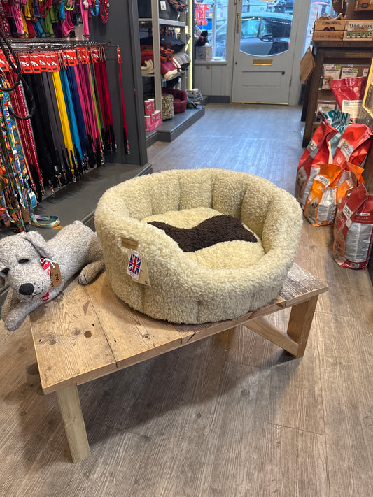 Earthbound, Sherpa Bone Bed, Beige, Small