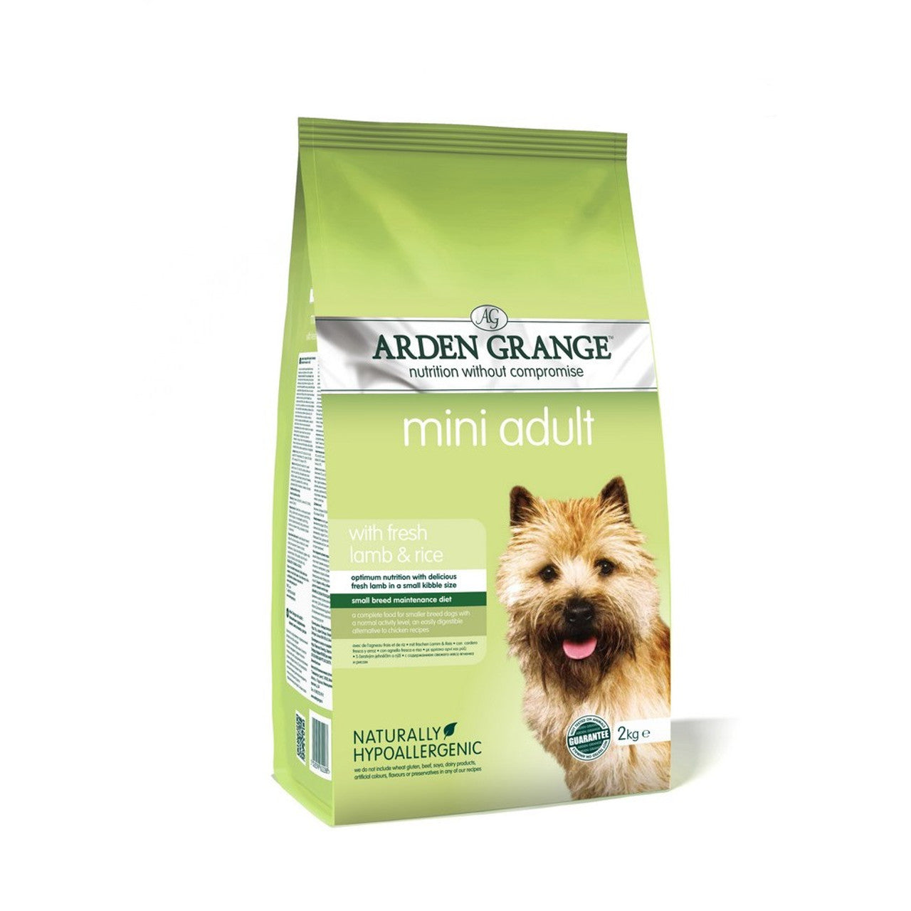 Arden Grange, Mini Adult, Lamb & Rice, 2KG