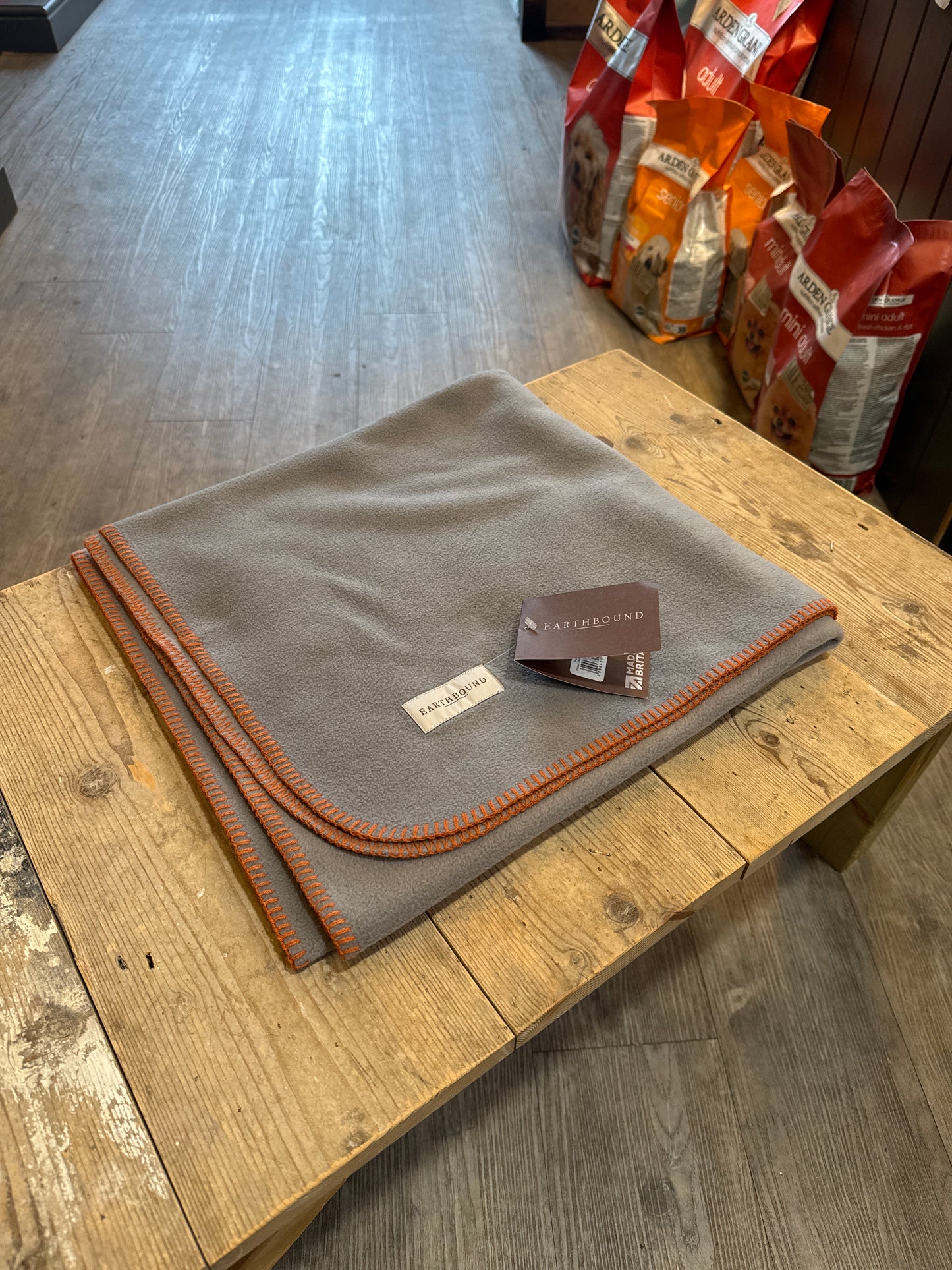 Earthbound, Fleece Blanket, Dove Grey