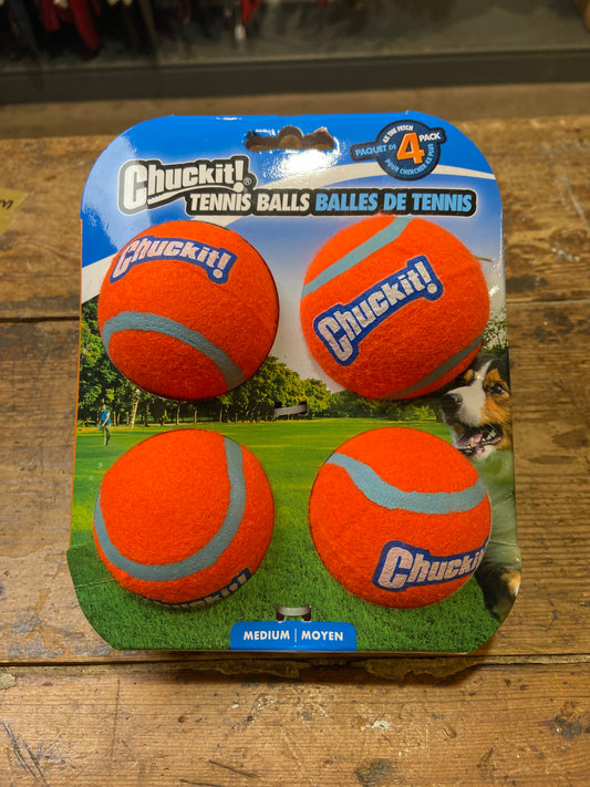 Chuckit!, Tennis Balls 4-pack, Medium