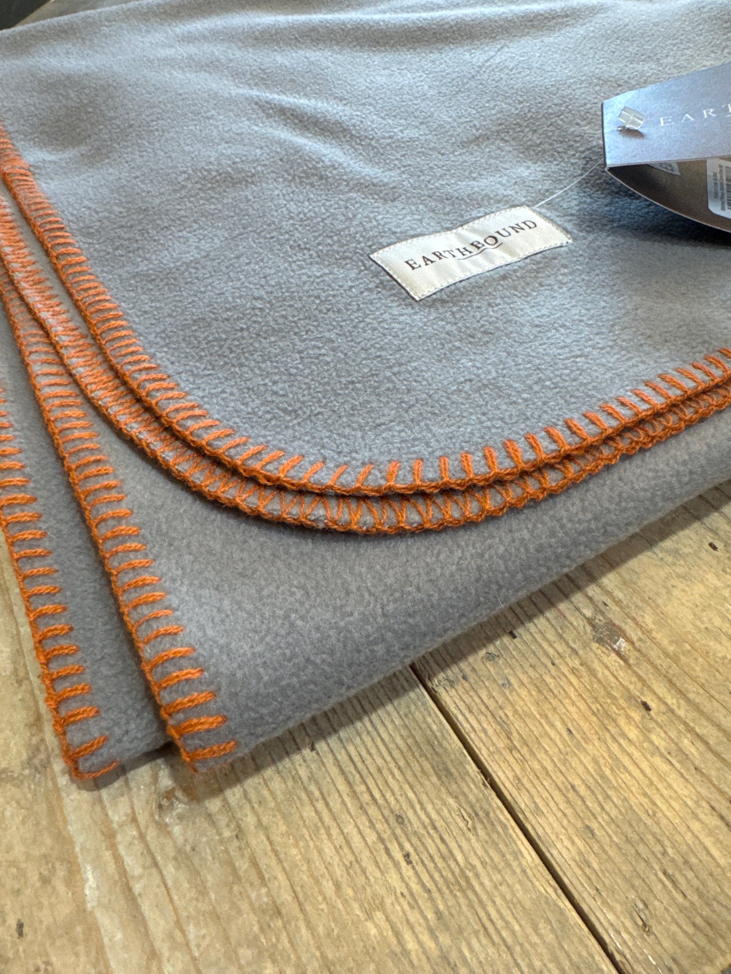 Earthbound, Fleece Blanket, Dove Grey