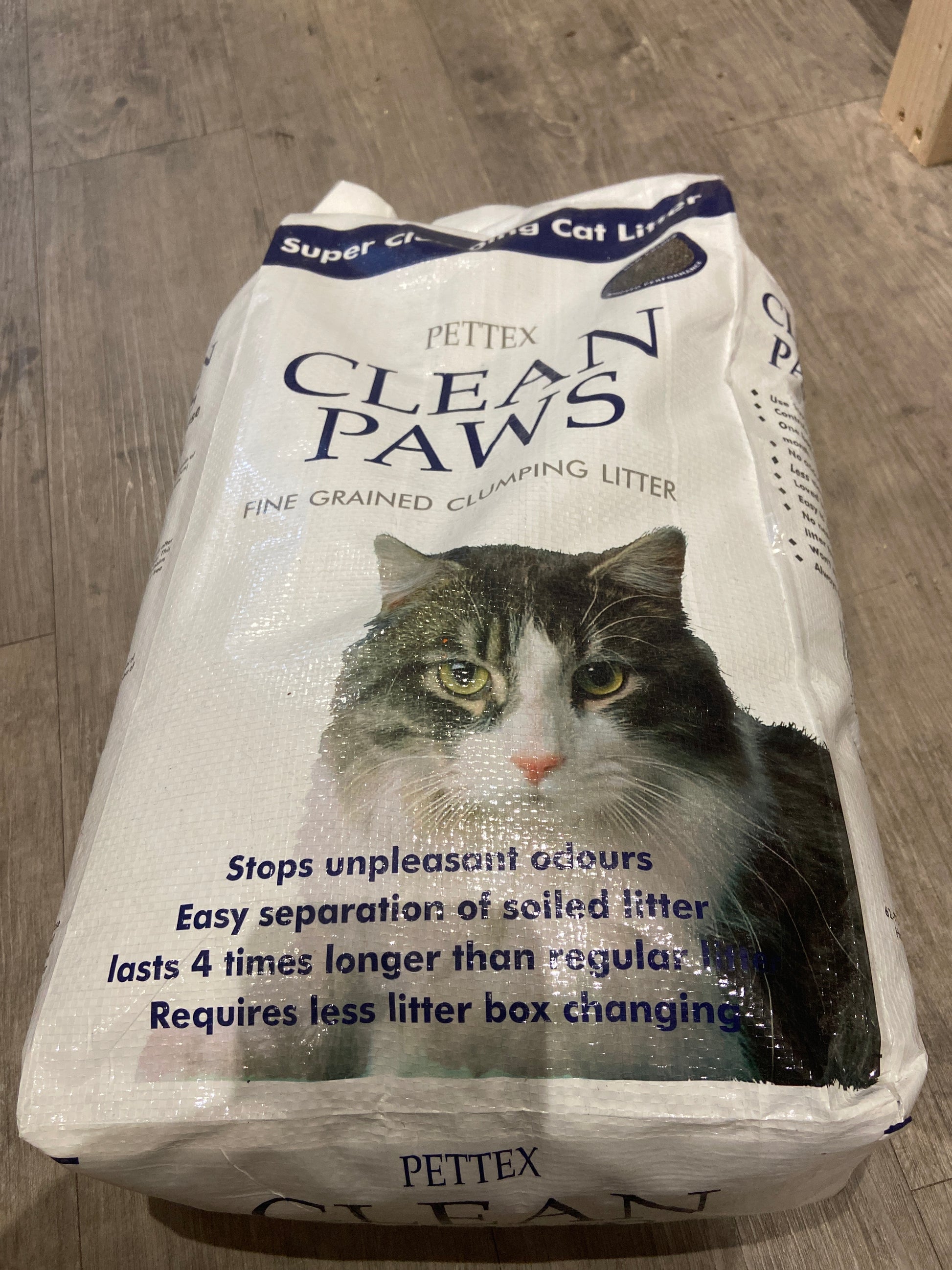 Pettex, Clean Paws, Fine Grain Clumping Litter 5Kg