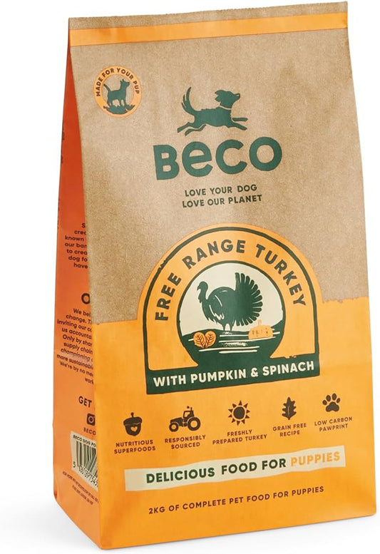 Beco, Free Range Turkey Dry Puppy Food