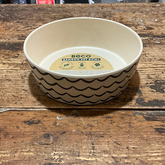 Beco, Printed Dog Bowl, Waves