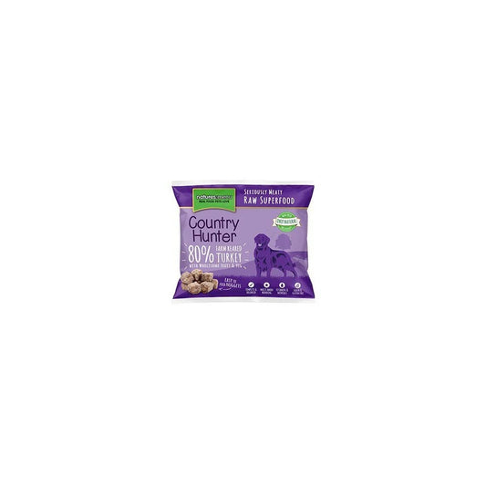 (Farm Reared Turkey) Natures Menu Country Hunter Raw Superfood Nuggets