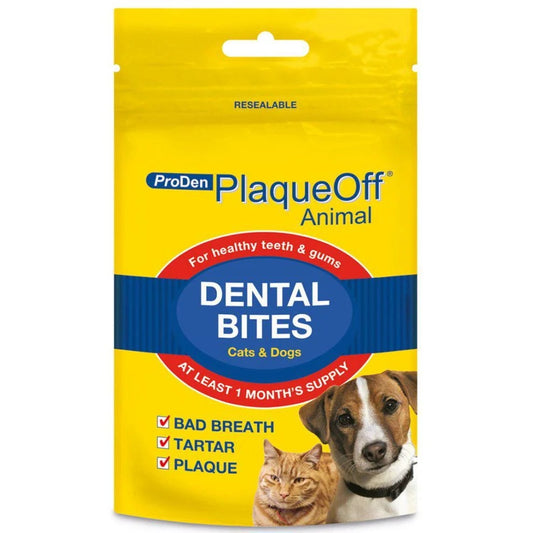 Pet-120407 PlaqueOff Dental Bites Cats (60g)