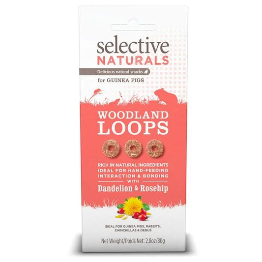 Selective Naturals - Woodland Loops for Guinea Pigs with Dandelion & Rosehip