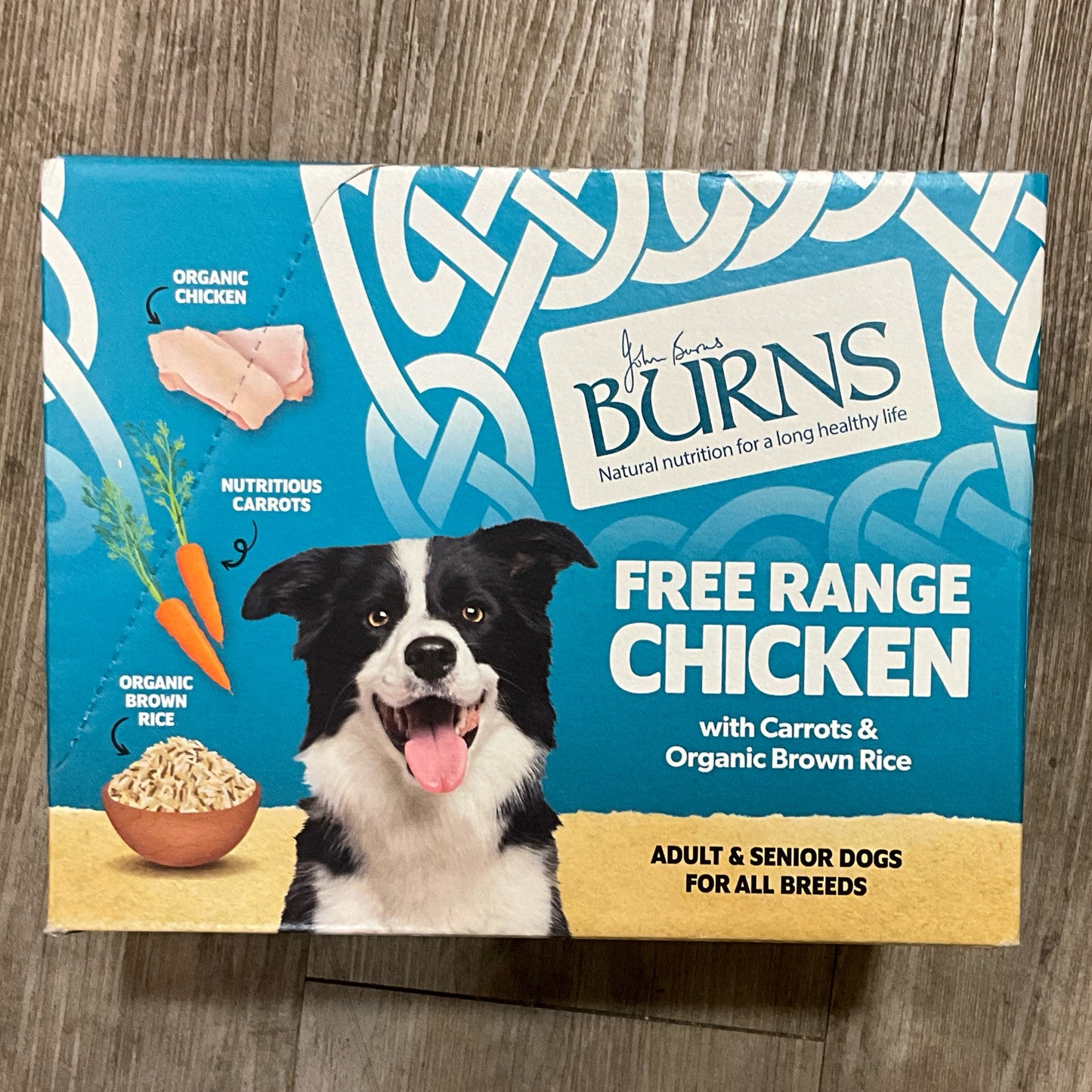Burns, Organic Chicken With Carrots & Brown Rice Trays Box