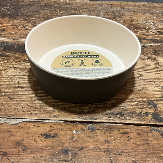 Beco, Printed Dog Bowl, Grey